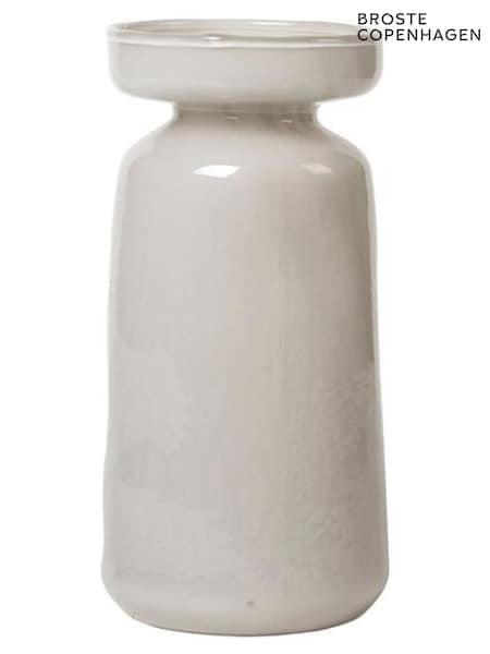 Broste Copenhagen Taupe Warm Grey Solai Vase (W48001) | £25