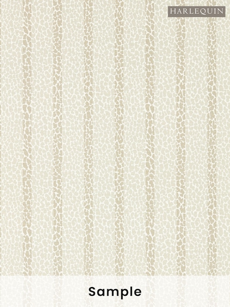 Harlequin Grey Lacuna Stripe Reflect 1 A4 Wallpaper Sample (W48026) | £1