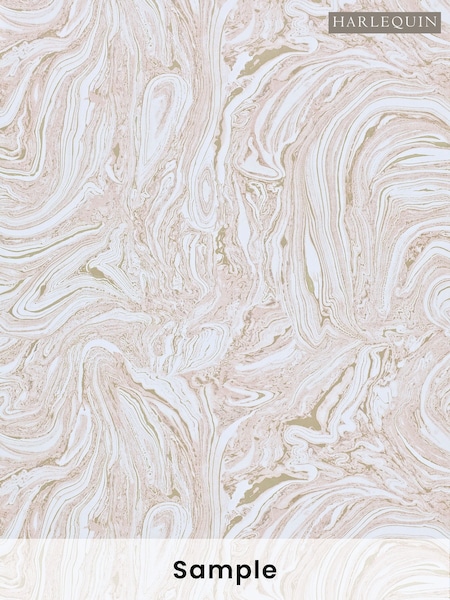 Harlequin White Makrana Reflect 1 A4 Wallpaper Sample (W48031) | £1