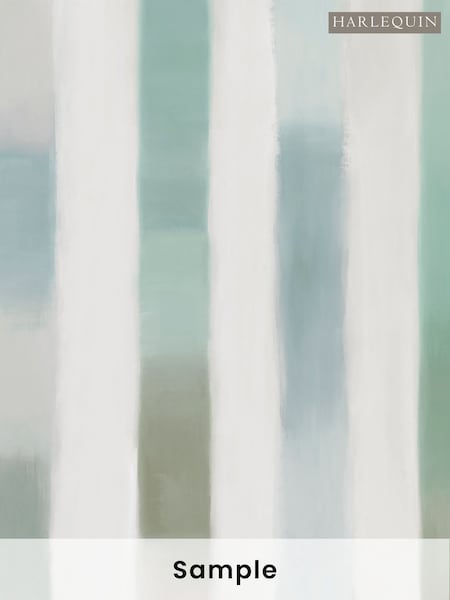 Harlequin Blue Onburu Reflect 1 A4 Wallpaper Sample (W48034) | £1