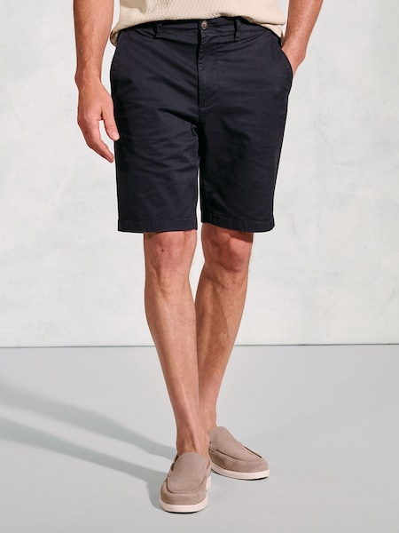 Brook Taverner Blue Stretch Chino Shorts (W48092) | £40