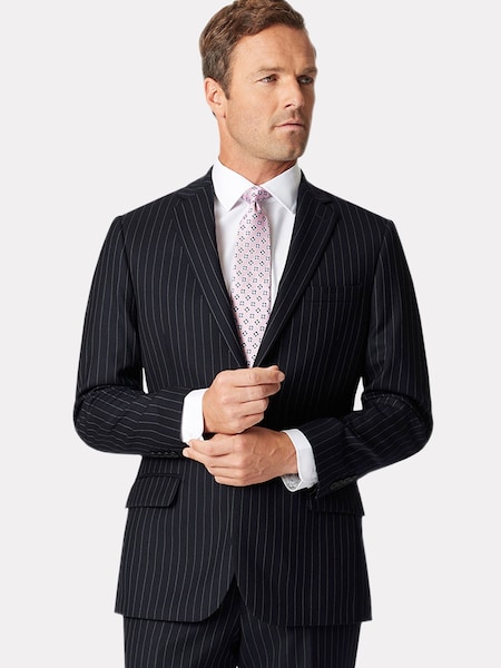 Brook Taverner Blue Wool Suit Jacket (W48107) | £199