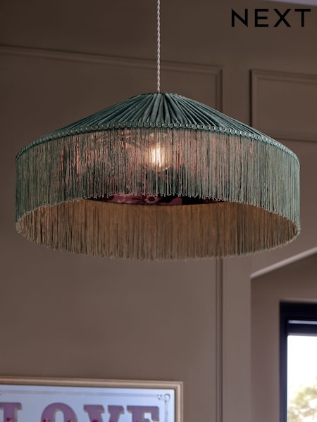Duck Egg Blue Allegra Easy Fit Shade Ceiling Light (W48141) | £60