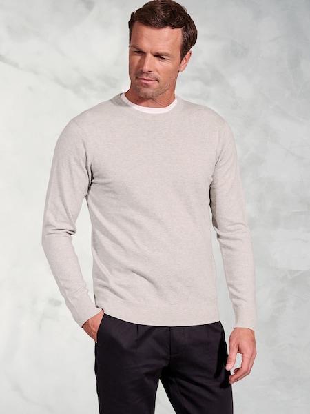 Brook Taverner Purple Crew Neck Jumper (W48341) | £60