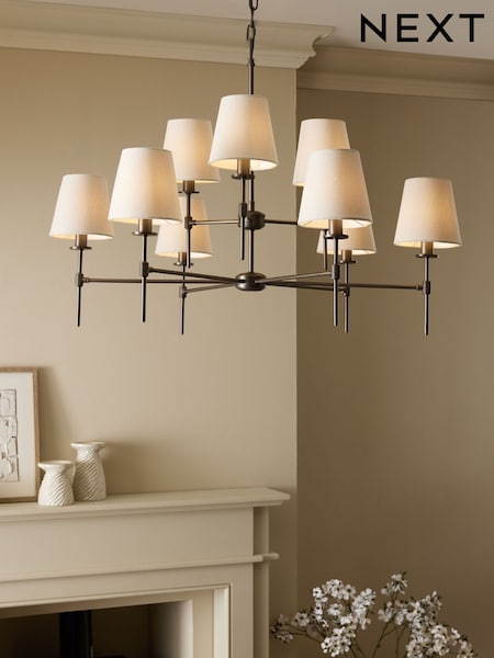 Bronze Carolina Supersize Chandelier Ceiling Light (W48446) | £350