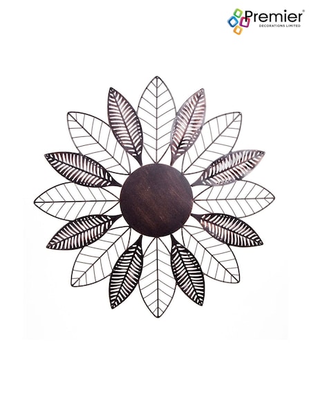 Premier Decorations Ltd Black and Rustic Brown Arboretum Decorative Wall Art (W48502) | £34