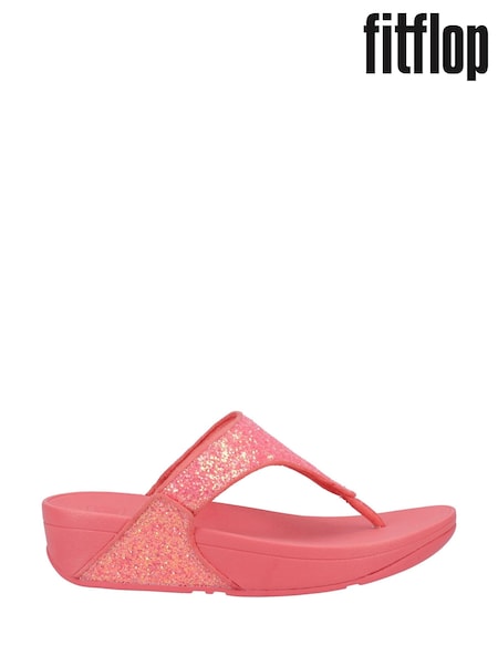 Amblers Safety Pink Lulu Glitter Toe-Post Sandals (W48612) | £70