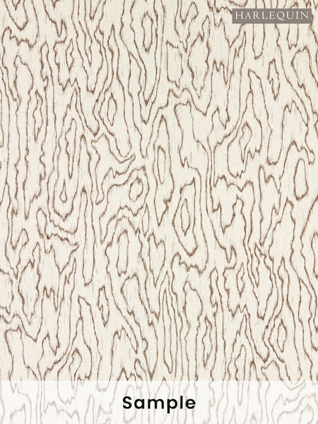 Harlequin Chocolate Edenfield Holland A4 Wallpaper Sample (W48658) | £1