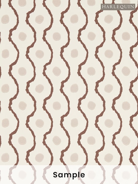 Harlequin ChocolateDusk Connor Chocolate Dusk Holland A4 Wallpaper Sample (W48664) | £1