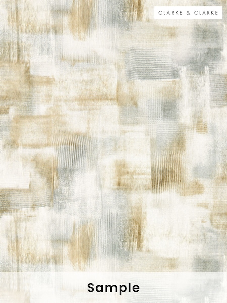 Clarke & Clarke Dove Lavatus Expressions Performance A4 Wallpaper Sample (W48716) | £1