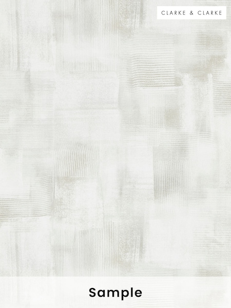 Clarke & Clarke Linen Lavatus Expressions Performance A4 Wallpaper Sample (W48725) | £1