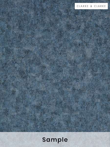 Clarke & Clarke Midnight Marmor Expressions Performance A4 Wallpaper Sample (W48729) | £1