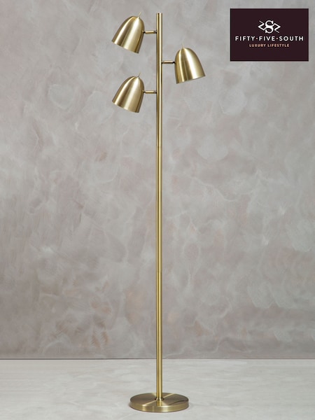 Fifty Five South Brass Newton Floor Lamp (W48764) | £230