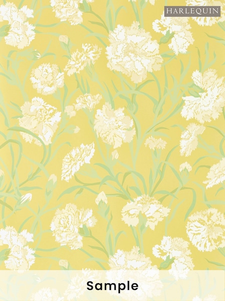 Harlequin Chalk Clover Honey Fleur de Joie Idyllic A4 Wallpaper Sample (W49225) | £1