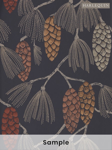 Harlequin Copper Sepia Epitome Idyllic A4 Wallpaper Samples (W49248) | £1