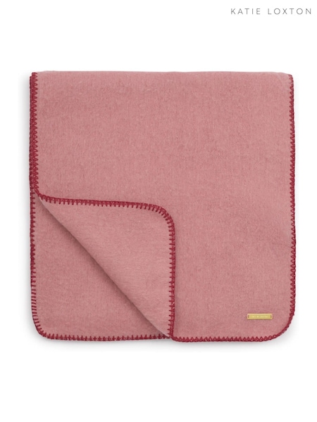 Katie Loxton Pink Whipstitch Scarf (W49275) | £25