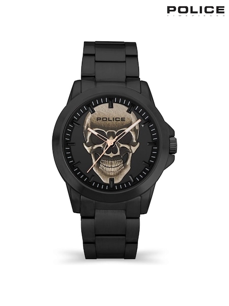 Police Flick Skull Dial Black Watch (W49423) | £100