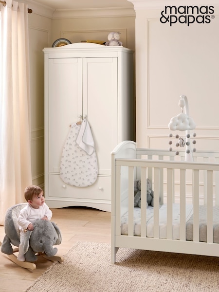 Mamas & Papas White Flyn Wardrobe (W49438) | £570