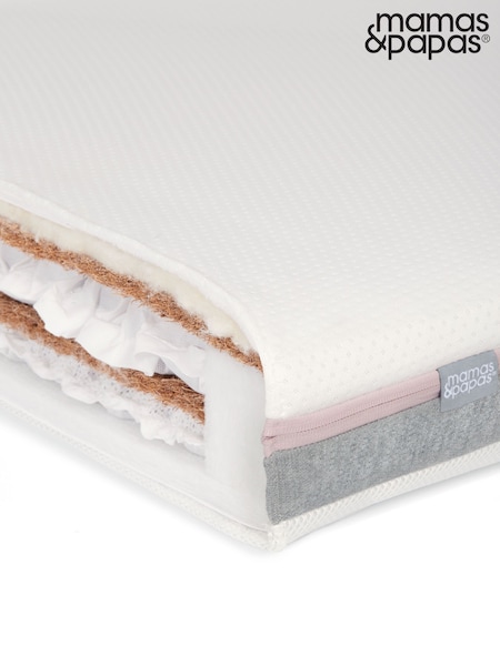 Mamas & Papas Luxury Hybrid Twin Cotbed Mattress (W49445) | £249