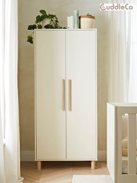 Cuddleco Cream Harper Nursery Wardrobe (W49476) | £350