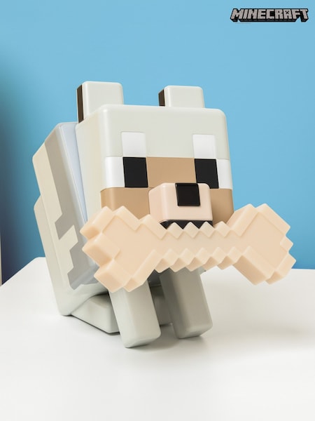 Minecraft Wolf 3D Character Glo Buddies Animal Night Light (W49546) | £20