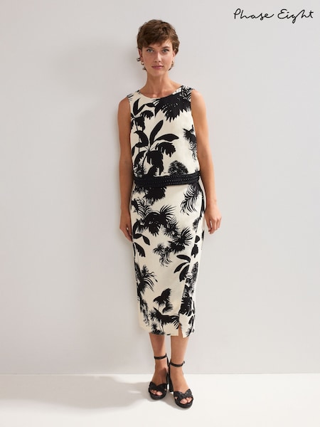 Phase Eight Black Vittoria Skirt (W49582) | £85