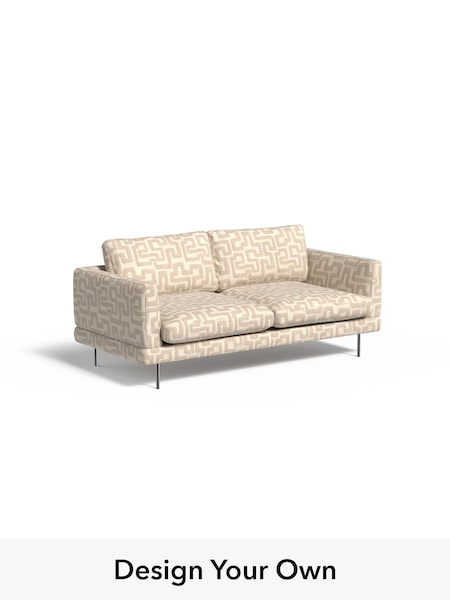 Clyde Abstract/Light Oatmeal Natural Lugani By Made (W49719) | £1,275