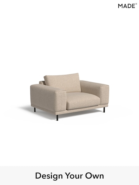 Basket Weave/Natural Stone Odin By Made (W49722) | £799