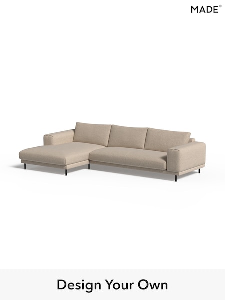 Basket Weave/Natural Stone Odin By Made (W49722) | £1,799