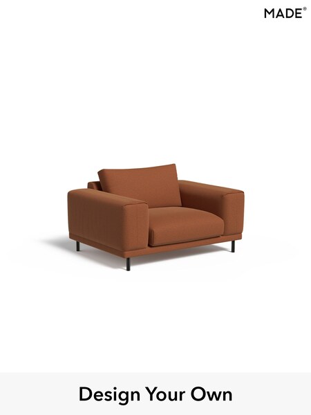 Made Weave/Dark Terracotta Orange Odin By Made (W49730) | £875