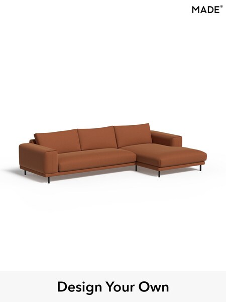 Made Weave/Dark Terracotta Orange Odin By Made (W49730) | £1,899