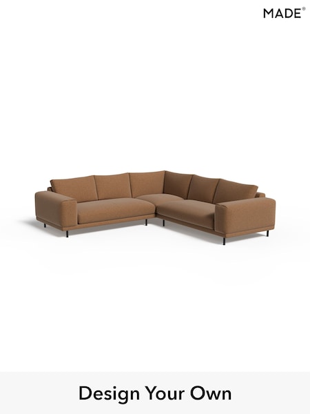 Soft Touch Boucle/Caramel Natural Odin By Made (W49766) | £2,499