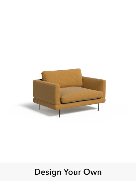 Soft Touch Boucle/Ochre Yellow Lugani By Made (W49767) | £950