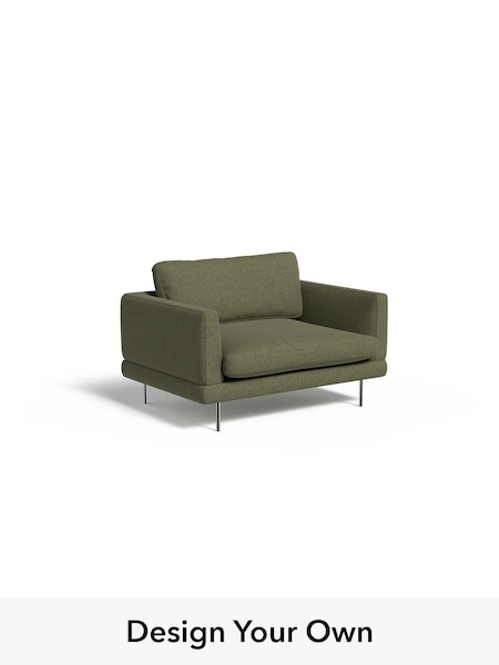 Textured Woven/Meadow Green Lugani By Made (W49776) | £1,025