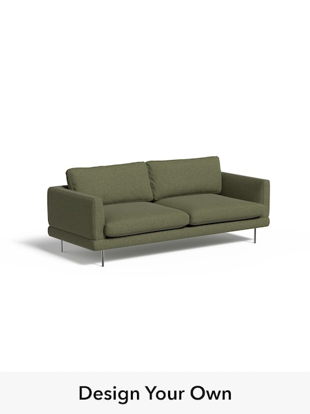 Textured Woven/Meadow Green Lugani By Made (W49776) | £1,375