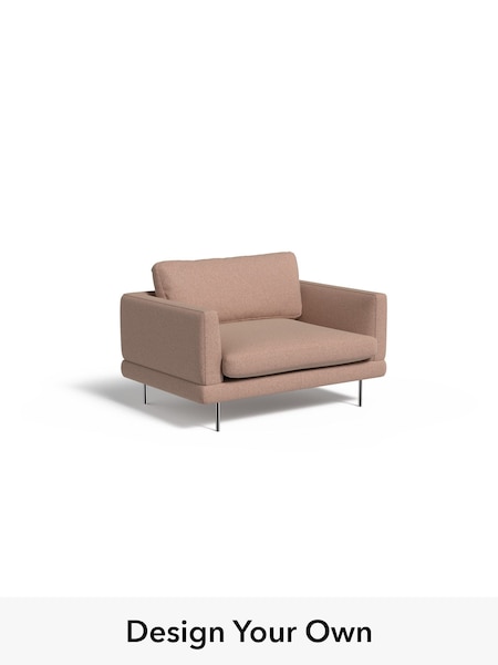 Textured Woven/Plaster Pink Lugani By Made (W49784) | £1,025