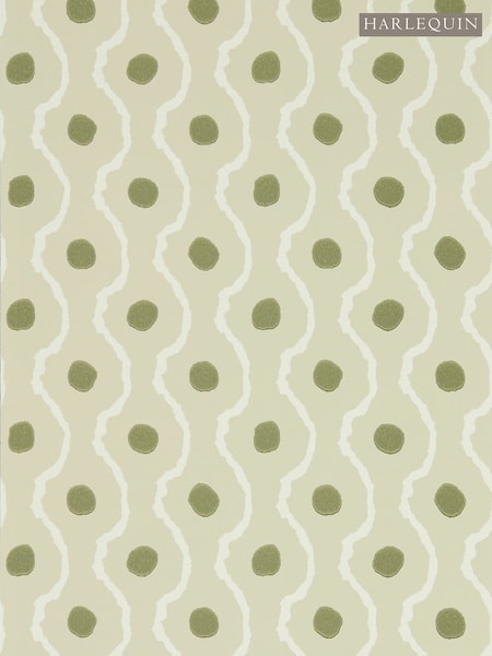 Harlequin Neptune Green/Matcha Connor Henry Holland 10M Wallpaper (W49794) | £80
