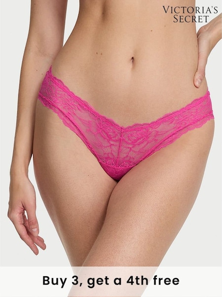Victoria's Secret Ultra Pink Lace Knickers (W49929) | £18