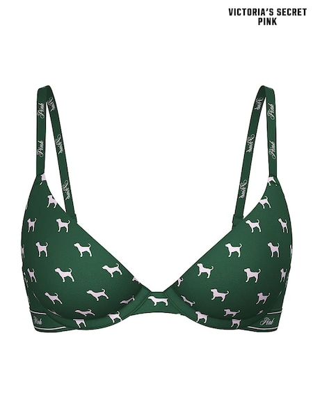 Victoria's Secret PINK Jaguar Green Push Up Cotton Bra (W50086) | £29