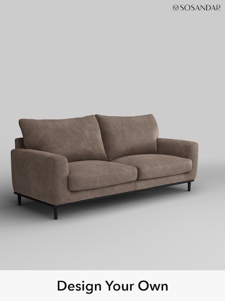 Lisbon Fine Cord/Mink Brown Milan By Sosandar (W50683) | £1,250