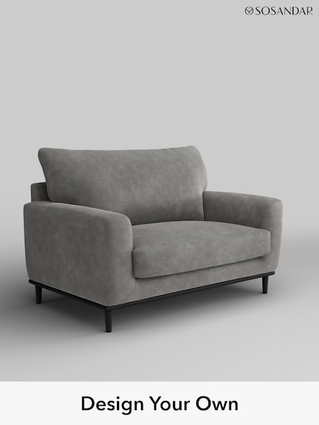 Lisbon Fine Cord/Dove Grey Milan By Sosandar (W50684) | £825