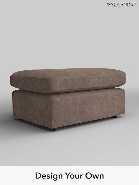 Lisbon Fine Cord/Mink Brown Palermo By Sosandar (W50686) | £375