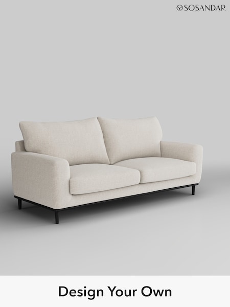 Sintra Textured Weave/Light Natural Milan By Sosandar (W50688) | £1,325