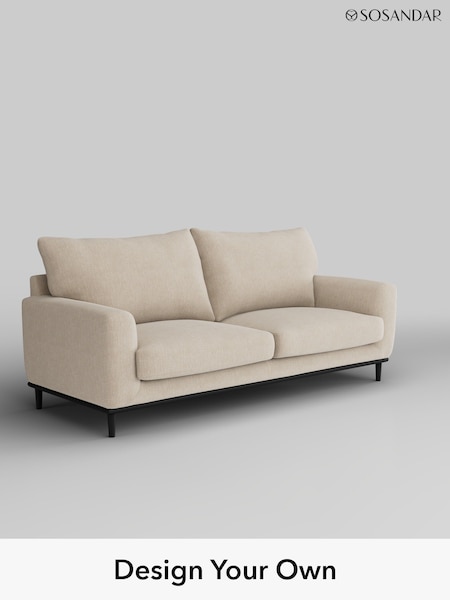 Tavira Linen Look/Oyster Natural Milan By Sosandar (W50693) | £1,250