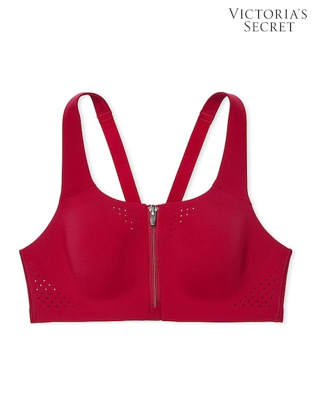 Victoria's Secret Red Lacquer Front Close Featherweight Max™ High Support Sports Bra (W50778) | £49