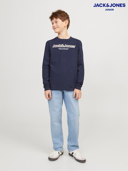 JACK & JONES Junior Clark Straight Regular Fit Jeans (W50933) | £28