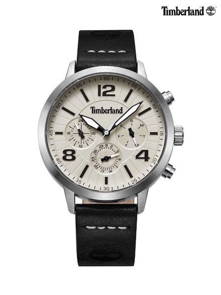 Timberland Louden Leather Strap 3ATM Black Watch (W51037) | £110