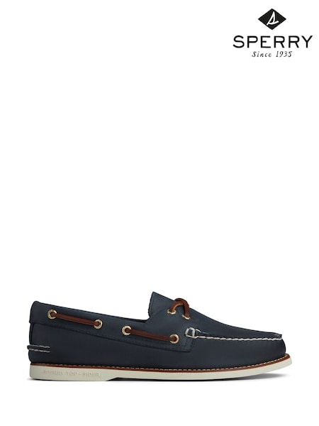 Sperry Blue Authentic Gold Cup Boat Shoes (W51081) | £150