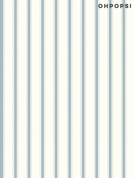 Ohpopsi Sky Ticking Stripe 10M Wallpaper (W51171) | £50