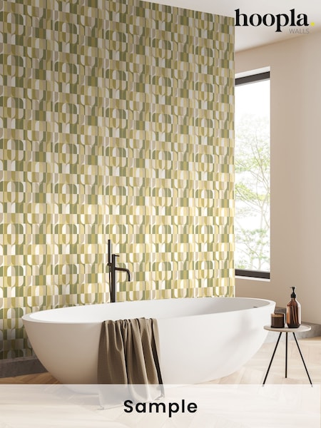 Hoopla Walls Olive Mix Building Blocks 10M Wallpaper (W51237) | £40